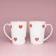 Mug Erin 12 cm 0,42 l, hearts, Cesky porcelan a.s.