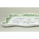 Platter (tray) large decorative 45 x 37 cm, Original Green Onion pattern