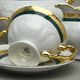 Tea set for 6 pers., Marie Louise 8800501 gold + green, Thun 1794 a.s.