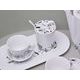 Bohemia black: Kávová sada pro 6 osob, design Jiří Pelcl, černý cibulák, Český porcelán a.s.