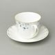 Jasmine: Cup 420 ml and saucer 17 cm, Roy Kirkham fine bone china