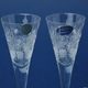 Sada 6 likérek na nožce, brus 500pk, Bohemia Crystal