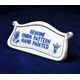 Plate pendent - back stamps review 26 cm, Original Blue Onion Pattern