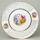 The Three Graces: Cake plate 32 cm, Thun 1794 Carlsbad porcelain, BERNADOTTE