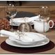 Dining set for 6 persons (16 Pcs), Trio 71381 Highline, Seltmann Porcelain