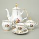 The Three Graces: Coffee set for 6 persons, Thun 1794 Carlsbad porcelain, BERNADOTTE