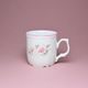 Pink line: Mug 250 ml, Thun 1794 Carlsbad porcelain, BERNADOTTE roses