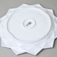 Plate Dinner 26,5 cm, Diamond white, Goldfinger Porcelain
