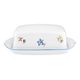 Butter dish for 250 g butter, Sonate 34032 flowers, Seltmann porcelain