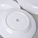 Plate set for 6 persons, 26, 23, 19 cm, Thun 1794 Carlsbad porcelain, Natalie white