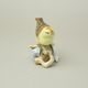 Bunting bird 11 x 14 cm, Luxor, Royal Dux Bohemia