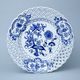 Plate perforated 27 cm, Original Blue Onion Pattern