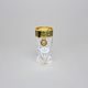 Astra Gold: Liqueur (shot) cup 50 ml, 1 pcs., Quadro crystal, Lilit and Leo Golden Black decor