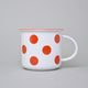 Mug Tina 240 ml, red dots, Cesky porcelan a.s.