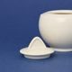 Sugar bowl 0,35 l, Lea ivory, Thun Carlsbad Porcelain