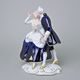 Couple rococo 17,5 x 10,5 x 22 cm, Porcelain Figures Duchcov