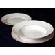 70477: Plate set for 6 pers., Thun 1794 Carlsbad porcelain, Natalie, Red line