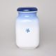 Dose for foodstuffs 1 l, Thun 1794 Carlsbad porcelain, BLUE CHERRY