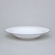 Plate Deep 22 cm, NINA Black Line, Thun 1794 Carlsbad Porcelain