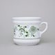 Hrnek Perlový velký 370 ml, zelený cibulák, Český porcelán a.s. (2.j.)