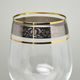 Claudia 340 ml, GOLD-PLATINUM, wine glass, 1 pcs., Crystalex CZ
