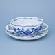 Cup and saucer soup 0,25 l / 17,5 cm, Original Blue Onion Pattern