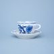 Cup and saucer A + A, 80 ml / 11 cm for mocca (mini coffee), Original Blue Onion Pattern