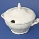 Soup tureen 2,5 l, Thun 1794 Carlsbad porcelain, BERNADOTTE ivory