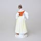 Dáma s květinou 7 x 8 x 19 cm, Saxe, Porcelánové figurky Duchcov