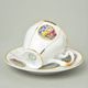 The Three Graces: Cup and saucer 150 ml / 14 cm, Thun 1794 Carlsbad porcelain, BERNADOTTE