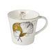 Hrnek 350 ml Ginko - bílé, 13 / 10,5 / 9,5 cm, jemný kostní porcelán, Goebel