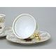 Cup 90 ml espresso + saucer 120 mm, 2 pcs. + gift box, Cecily roses, Carlsbad