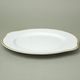 Opal gold: Cake plate with handles 27 cm, Thun 1794, karlovarský porcelán