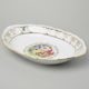 Bread basket 36 cm, The Three Graces + gold, Carlsbad porcelain