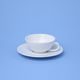 Cup 0,14 l tea and saucer 13,5 cm, Life 00003, Seltmann Porcelain