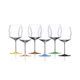 Crystal Hand-made Wine Glass 650 ml, Kalyke - Light Blue, Kvetna 1794 glassworks