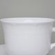 Cup 310 ml and saucer 175 mm, Thun 1794 Carlsbad porcelain, Natalie white