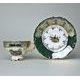 Tea cup 230 ml + saucer, Hunting - Green, Queen's Crown