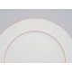 70477: Dinner Plate 24 cm, Thun 1794, Carlsbad Porcelain, NATALIE, Red line