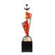 Figurka Tmavě červená 13 / 13 / 70 cm, porcelán, W. Kandinsky, Goebel