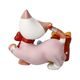 Cat Bella 8.5 / 5 / 7.5cm, biscuit china, Cats Goebel R. Wachtmeister