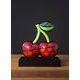Figurine Cherries 30 / 15 / 33 cm, porcelain, R. Britto, Goebel