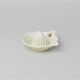 Lis na citron 11,5 x 12,5 cm, Thun 1794, karlovarský porcelán, BERNADOTTE ivory + kytičky