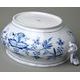 Mísa polévková oválná 3 l s figurkou na víku, cibulový vzor, Míšeňský porcelán