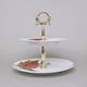 Cake stand 2-pcs. 22 cm, Ofelie Christmas, Thun 194 karlovarský porcelán