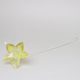 Flower with stem 38 cm - yellow, 1 pcs., Pačinek GLASS