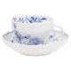 Šálek 200 ml a podšálek 140 mm, pravý cibulák, Míšeňský porcelán