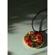 Necklace Poppy 5 / 1 / 5cm, porcelain, L. C. Tiffany, Goebel