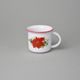 Mug Tina mini 100 ml, Poinsettia (Christmas star/rose), Český porcelán a.s.