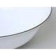 Bowl 23 cm, Jana (Angelika) black line, Thun 1794, karlovarský porcelán